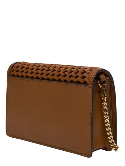 JET SET Borsa mini a tracolla, in pelle brown - Borse Donna