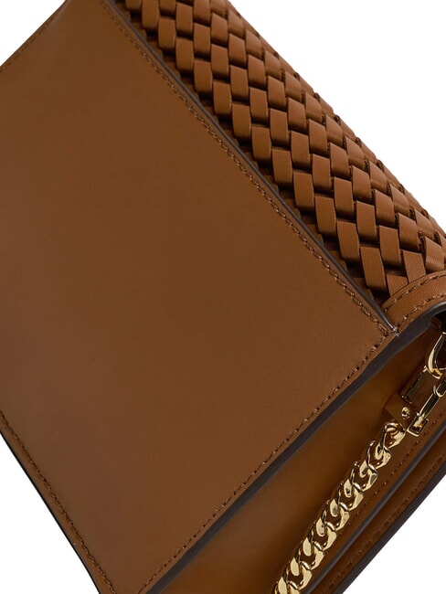 JET SET Borsa mini a tracolla, in pelle brown - Borse Donna