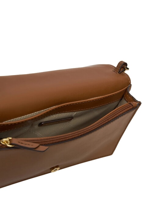 JET SET Borsa mini a tracolla, in pelle brown - Borse Donna