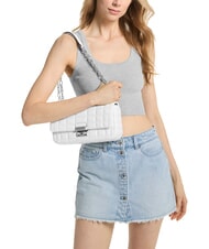 MICHAEL KORS TRIBECA Borsa a spalla, in pelle white - Borse Donna - 3