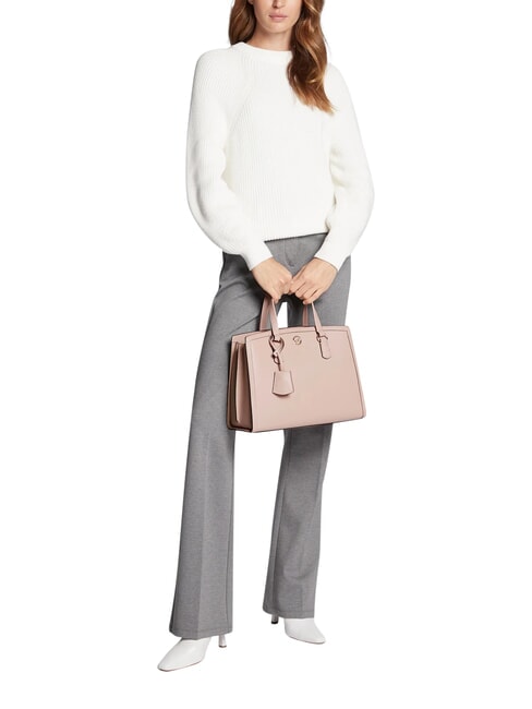 CHANTAL Borsa a mano con tracolla, in pelle soft pink - Borse Donna