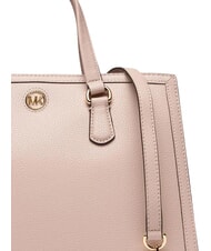 MICHAEL KORS CHANTAL Borsa a mano con tracolla, in pelle soft pink - Borse Donna - 7