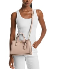 MICHAEL KORS CHANTAL Borsa a mano con tracolla, in pelle soft pink - Borse Donna - 2
