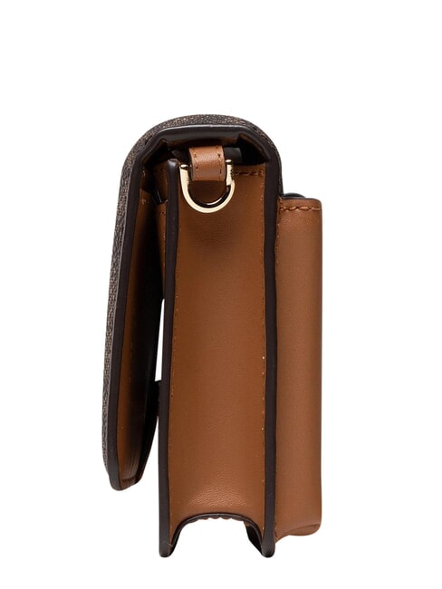 JET SET Borsa mini a tracolla, in pelle brown - Borse Donna