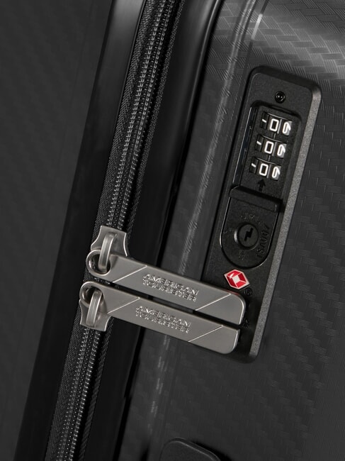 SUMMER HIT Set Trolley Cabin + Medio + Grande NERO - Set Trolley