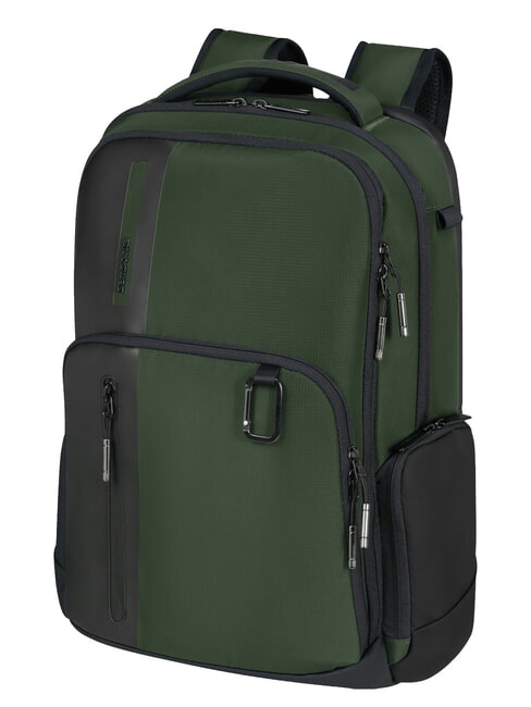 BIZ2GO Zaino porta PC 15.6", con asola earth green - Zaini da lavoro porta PC