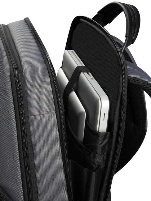 URBAN-EYE Zaino porta PC 14.1", con asola grey/cognac - Zaini da lavoro porta PC