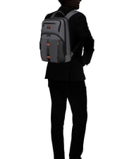 SAMSONITE URBAN-EYE Zaino porta PC 14.1", con asola grey/cognac - Zaini da lavoro porta PC - 6