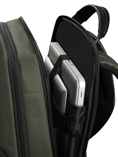 URBAN-EYE Zaino porta PC 14.1", con asola green - Zaini da lavoro porta PC