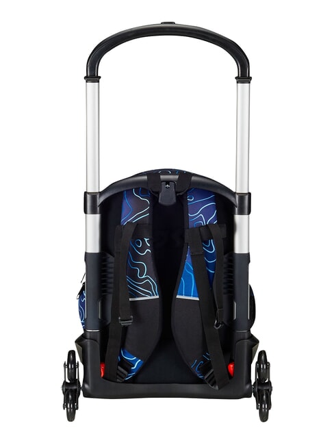 MAPSET BOY Zaino trolley 3 ruote, amovibile bluedeep - Zaini con carrello
