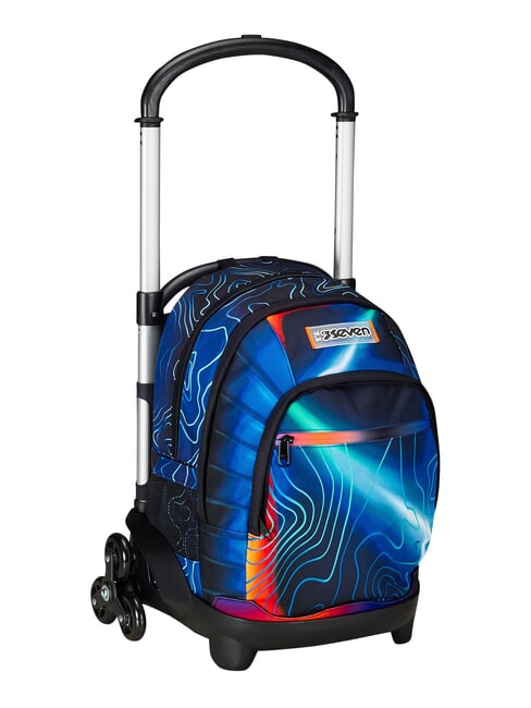 MAPSET BOY Zaino trolley 3 ruote, amovibile bluedeep - Zaini con carrello