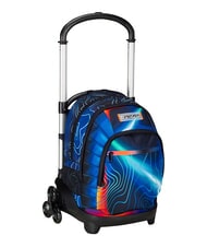 SEVEN MAPSET BOY Zaino trolley 3 ruote, amovibile bluedeep - Zaini con carrello - 7