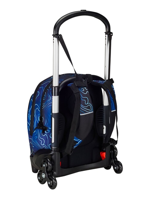 MAPSET BOY Zaino trolley 3 ruote, amovibile bluedeep - Zaini con carrello