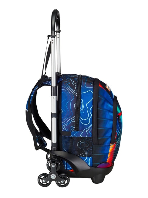 MAPSET BOY Zaino trolley 3 ruote, amovibile bluedeep - Zaini con carrello
