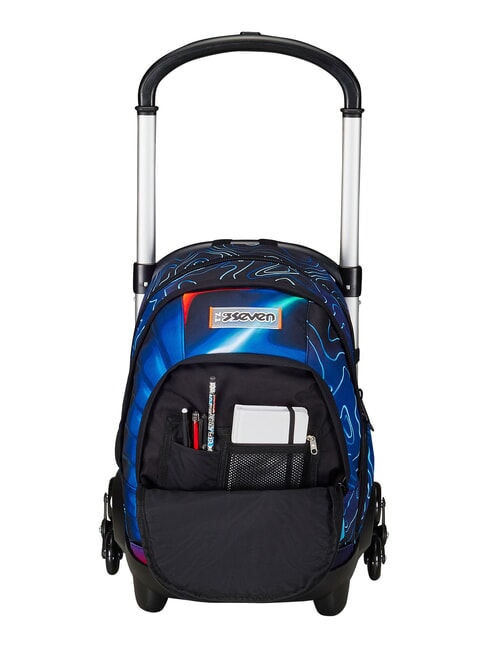 MAPSET BOY Zaino trolley 3 ruote, amovibile bluedeep - Zaini con carrello
