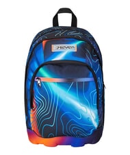 SEVEN MAPSET BOY Zaino trolley 3 ruote, amovibile bluedeep - Zaini con carrello - 12