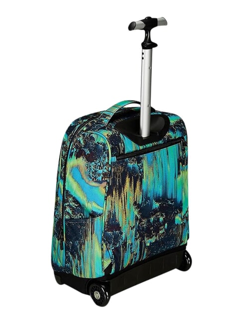 FANTASY GRS Zaino trolley 2 ruote, fisso digital blue - Zaini con carrello