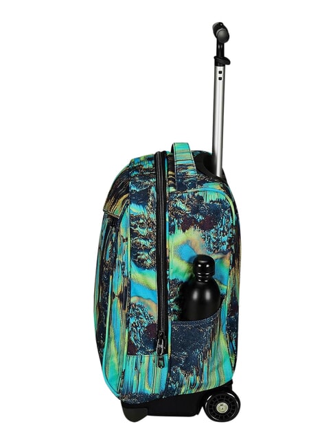FANTASY GRS Zaino trolley 2 ruote, fisso digital blue - Zaini con carrello
