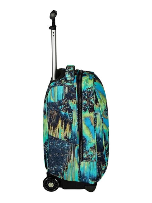FANTASY GRS Zaino trolley 2 ruote, fisso digital blue - Zaini con carrello