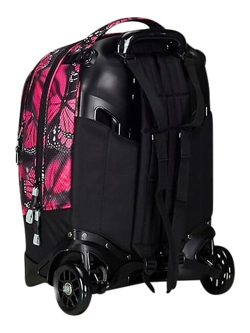 PLUS GRS FANTASY Zaino trolley sganciabile macro butterflies - Zaini con carrello
