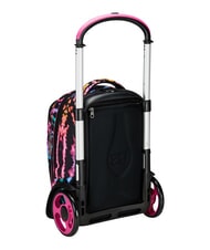 SEVEN MULTI-SHADE GIRL Zaino trolley 2 ruote, amovibile Nero - Zaini con carrello - 6
