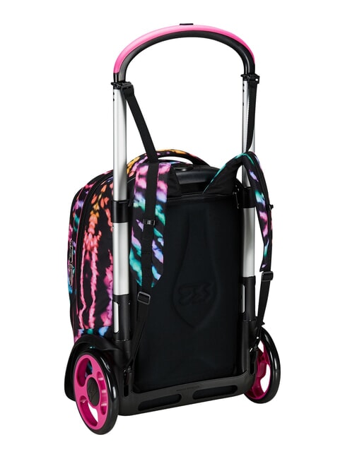 MULTI-SHADE GIRL Zaino trolley 2 ruote, amovibile Nero - Zaini con carrello