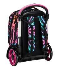 SEVEN MULTI-SHADE GIRL Zaino trolley 2 ruote, amovibile Nero - Zaini con carrello - 9