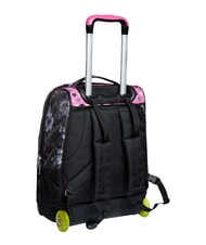 SEVEN FLYING DREAMS Zaino trolley 2 ruote, fisso Nero - Zaini con carrello - 3