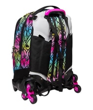 SEVEN COLOUR EXPRESSION Zaino trolley 3 ruote, amovibile RHODAMINE RED - Zaini con carrello - 5