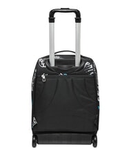 SEVEN GRAFFITI BOY Zaino trolley 2 ruote, fisso Nero - Zaini con carrello - 3