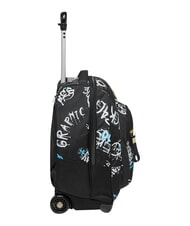 SEVEN GRAFFITI BOY Zaino trolley 2 ruote, fisso - Zaini con carrello
