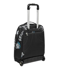 SEVEN GRAFFITI BOY Zaino trolley 2 ruote, fisso Nero - Zaini con carrello - 6