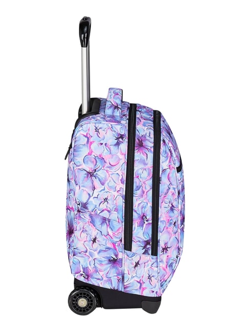 FANTASY GRS Zaino trolley 2 ruote, fisso light flowers - Zaini con carrello