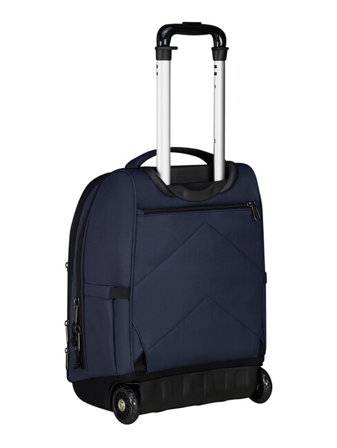 NEW WAY Zaino trolley 2 ruote, fisso MOOD INDIGO          - Zaini con carrello