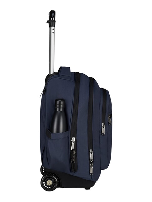 NEW WAY Zaino trolley 2 ruote, fisso MOOD INDIGO          - Zaini con carrello