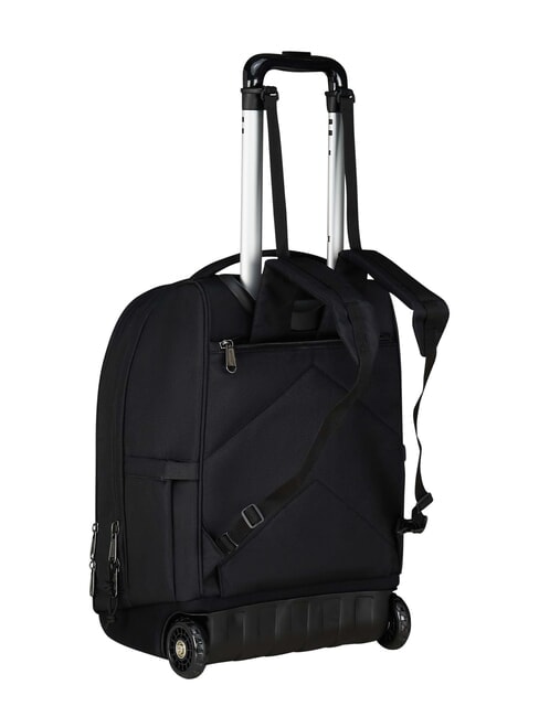 NEW WAY Zaino trolley 2 ruote, fisso Nero - Zaini con carrello
