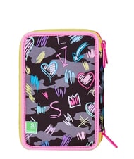 SJGANG GAME-LED GIRL Astuccio a 3 zip doll pink - Astucci e Accessori - 6