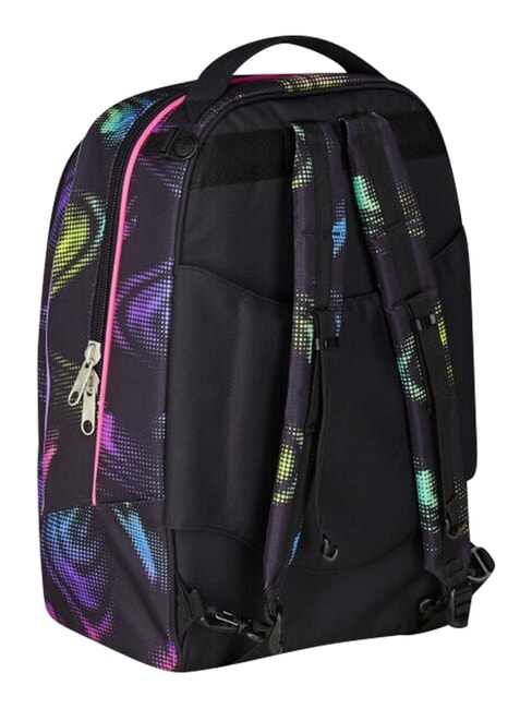 OPTICAL SHADE GIRL Zaino trolley 3 ruote, amovibile Nero - Zaini con carrello