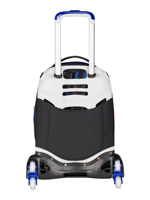 OPTICAL SHADE BOY Zaino trolley 3 ruote, amovibile reflex blue - Zaini con carrello