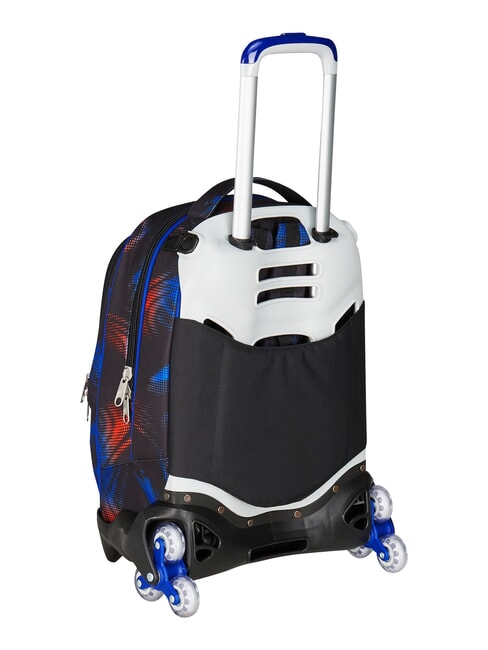 OPTICAL SHADE BOY Zaino trolley 3 ruote, amovibile reflex blue - Zaini con carrello