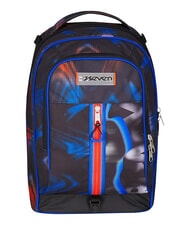 SEVEN OPTICAL SHADE BOY Zaino trolley 3 ruote, amovibile reflex blue - Zaini con carrello - 11