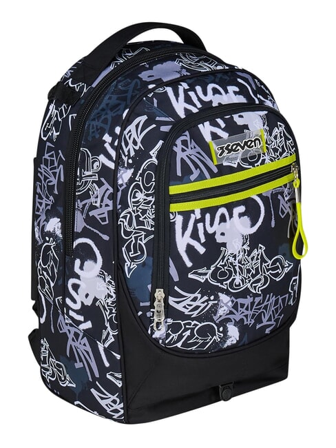 NEW TECH BOY Zaino trolley 2 ruote, amovibile steelgray - Zaini con carrello