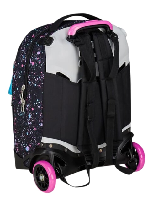 NEW TECH GIRL Zaino trolley 2 ruote, amovibile Nero - Zaini con carrello