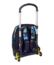 SEVEN WRITE DOWN Zaino trolley 3 ruote, amovibile metal - Zaini con carrello - 12