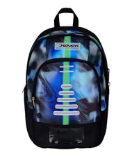 SEVEN WRITE DOWN Zaino trolley 3 ruote, amovibile metal - Zaini con carrello - 13