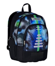 SEVEN WRITE DOWN Zaino trolley 3 ruote, amovibile metal - Zaini con carrello - 15