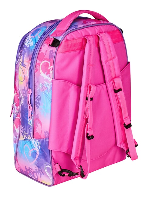 TINYPATCH GIRL Zaino trolley 3 ruote, amovibile CANDY FUXIA - Zaini con carrello