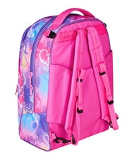 SJGANG TINYPATCH GIRL Zaino trolley 3 ruote, amovibile CANDY FUXIA - Zaini con carrello - 5