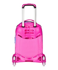 SJGANG TINYPATCH GIRL Zaino trolley 3 ruote, amovibile CANDY FUXIA - Zaini con carrello - 6