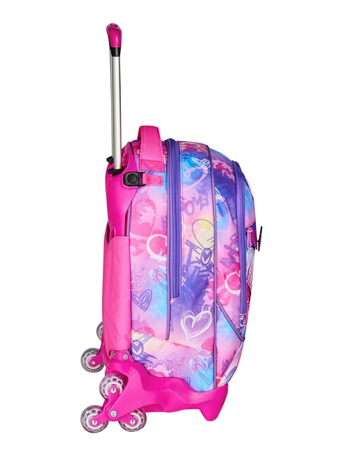 TINYPATCH GIRL Zaino trolley 3 ruote, amovibile CANDY FUXIA - Zaini con carrello